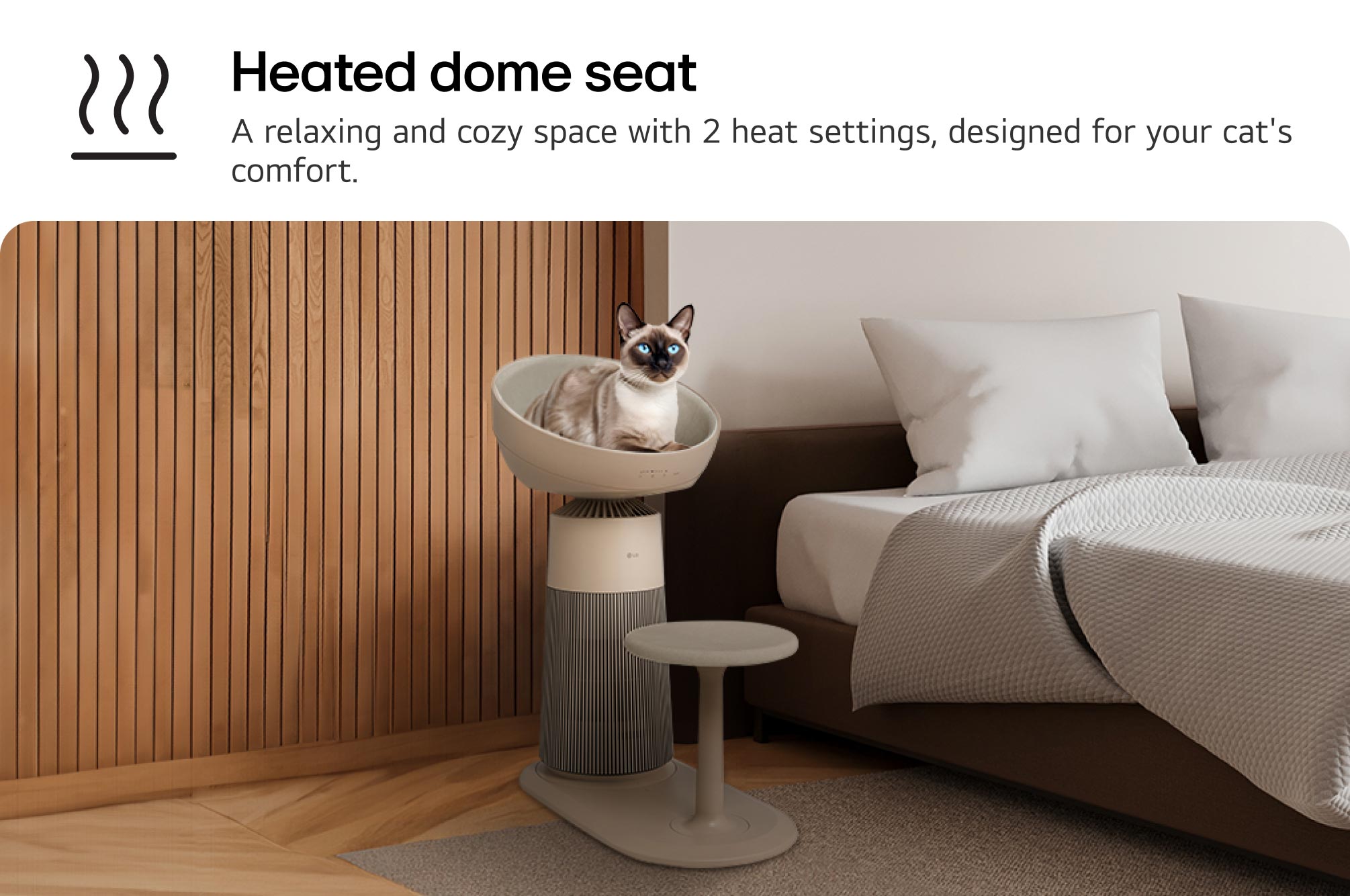 [Subscribe] LG PuriCare™ AeroCatTower Air Purifier - Clay Brown thumbnail 2
