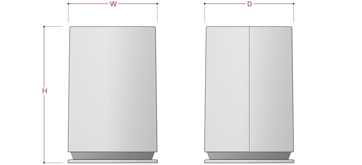 AS60GHBT0 Dimensions