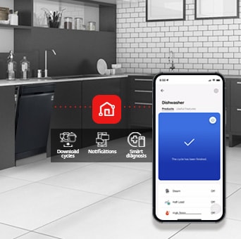 New wash cycles via the LG ThinQ™ app.