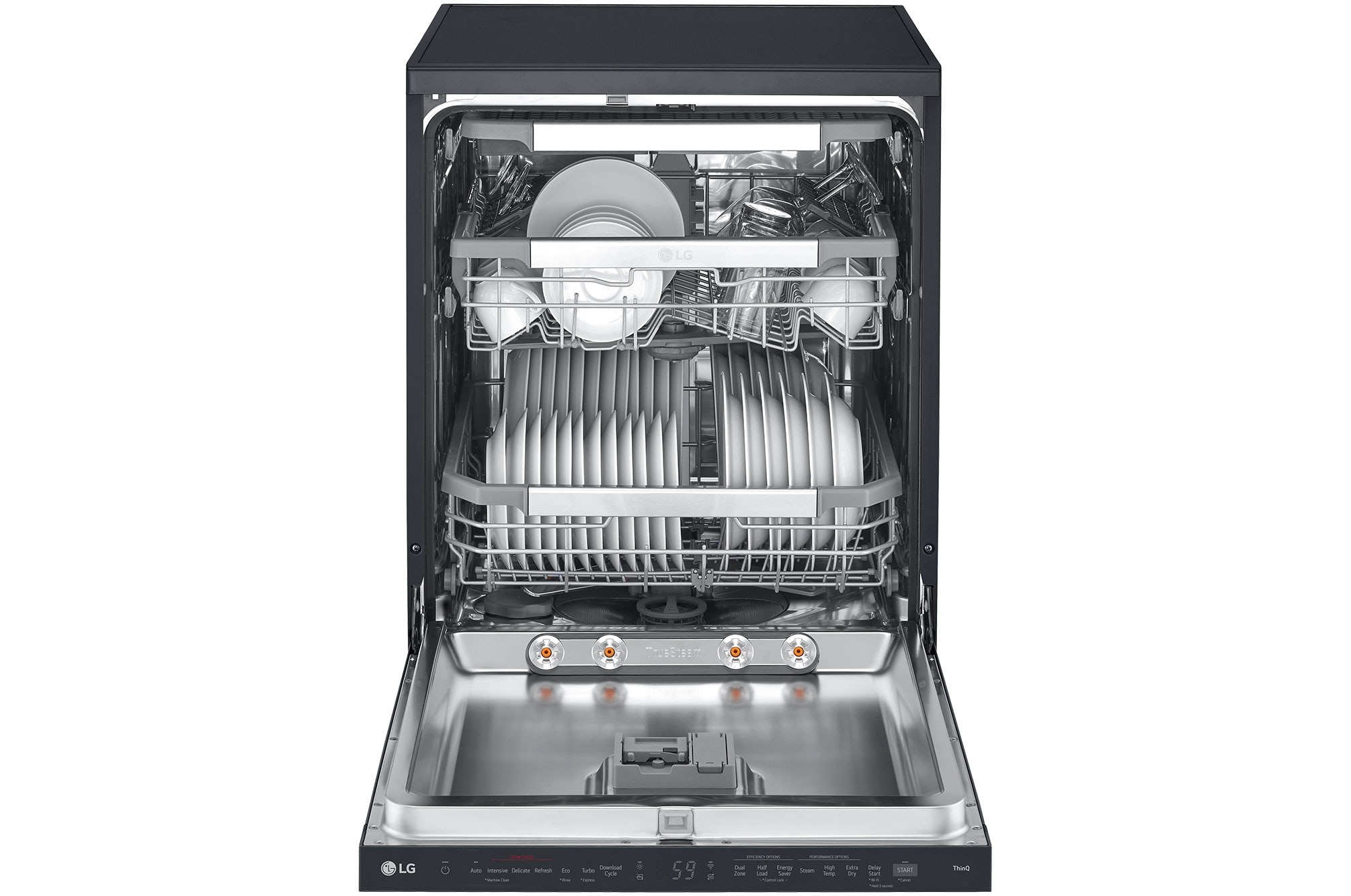 QuadWash Freestanding Dishwasher in Matte Black - Matte Black thumbnail 2