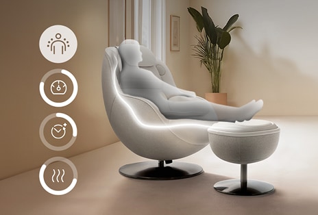 Custom massage program settings.