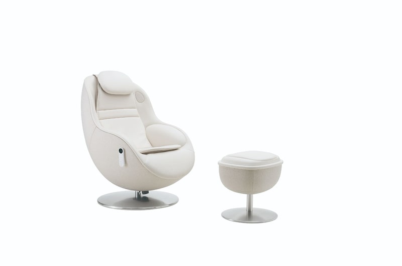 LG Massage Recliner in Beige thumbnail 3