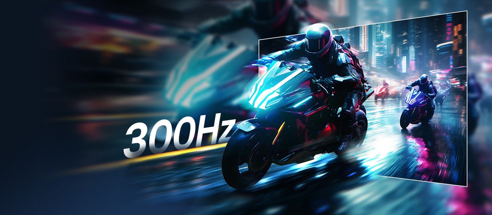 Fluid gaming motion with 300Hz refresh rate