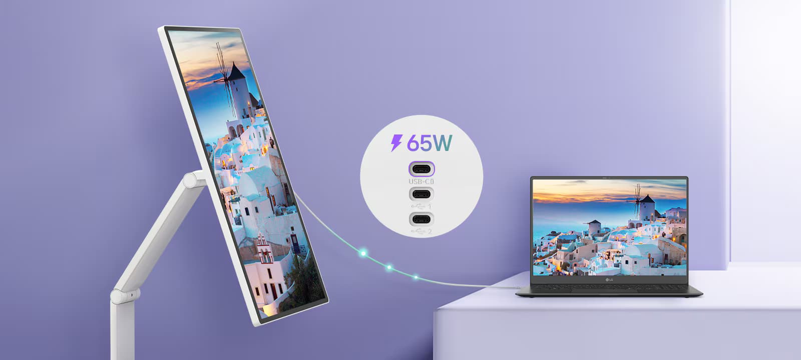 Productivity hub with easy connectivity