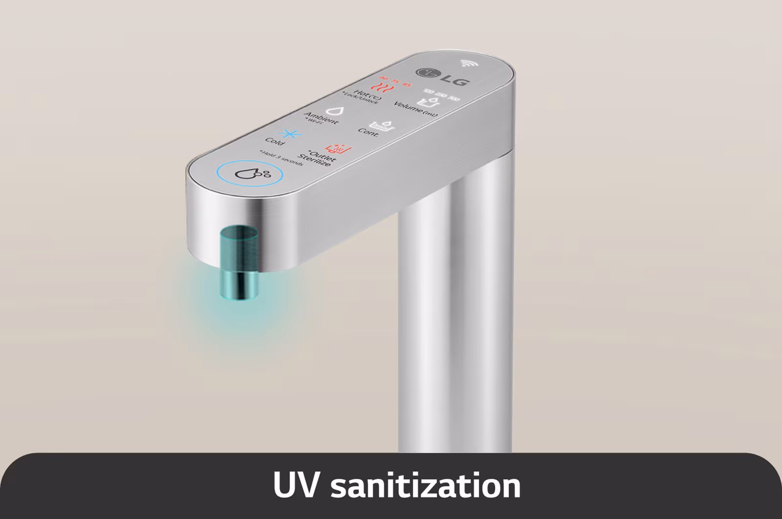 LG PuriCare™ ATOM-U Water Purifier - Silver thumbnail 5
