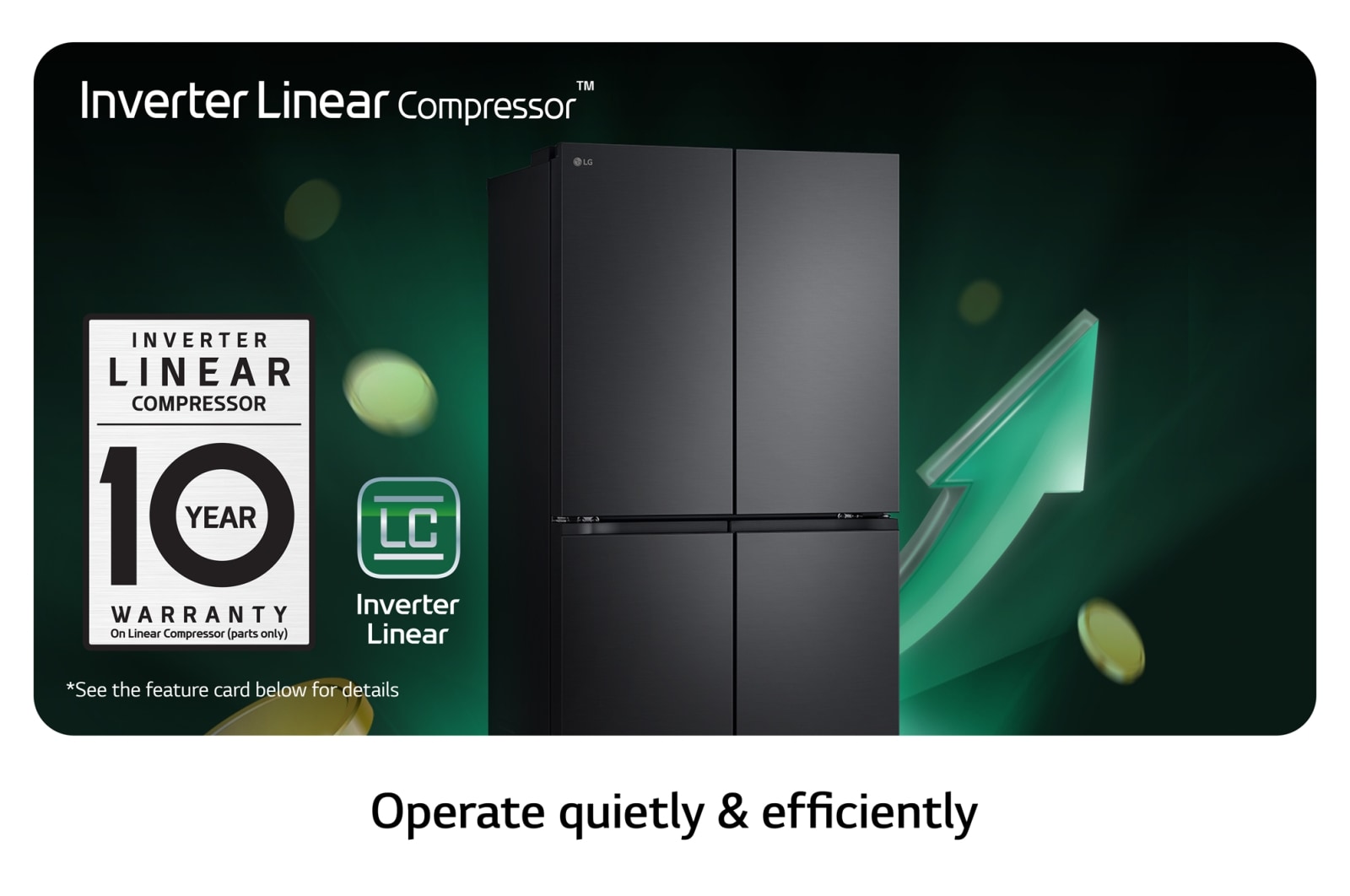 [Subscribe] 665L French Door Fridge in Matte Black Finish - Matte Black / Essence Black Steel thumbnail 4