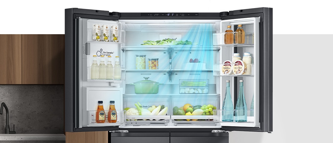 Delivers freshness evenly & faster