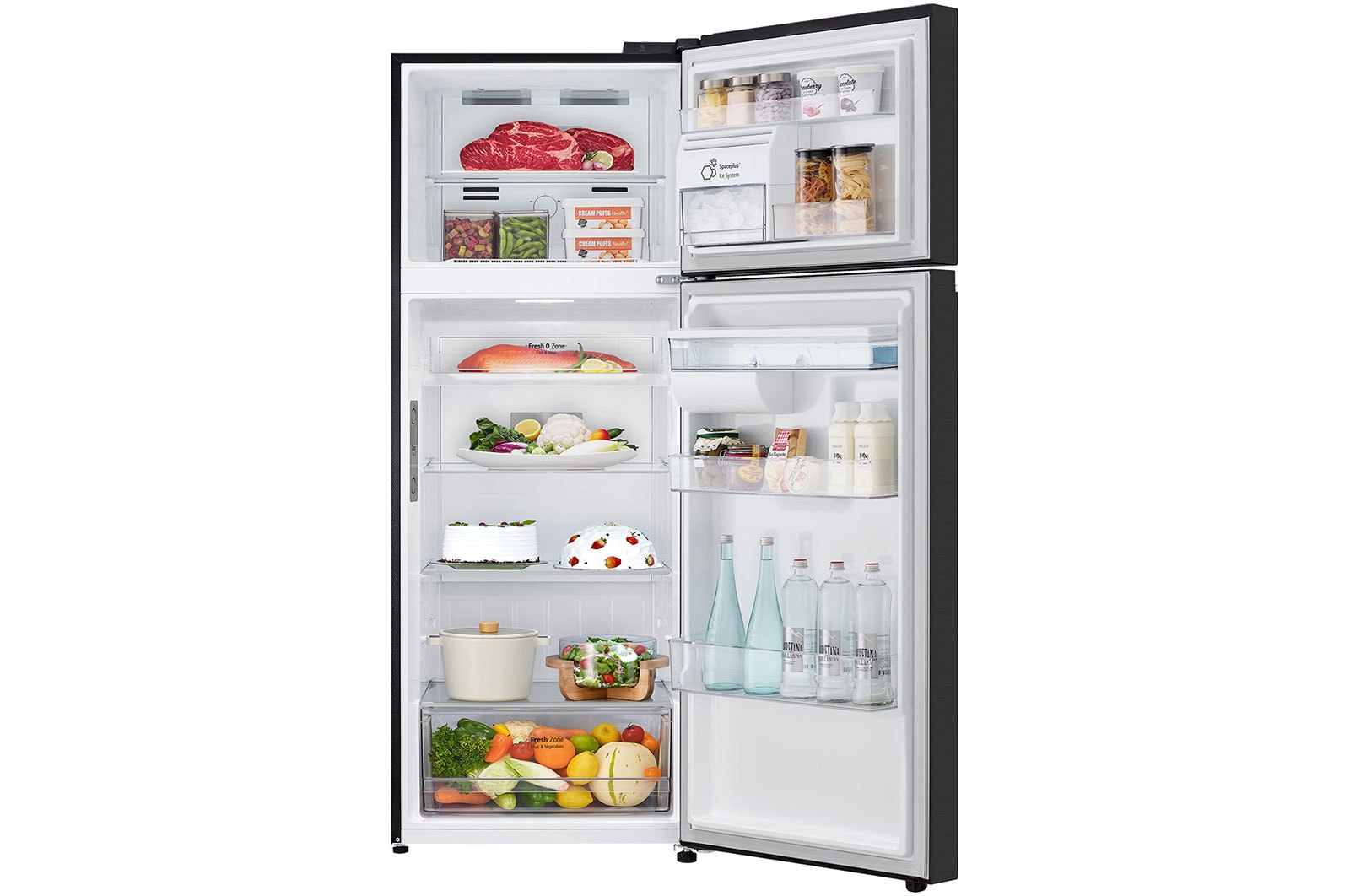 [Subscribe] 493L Top Freezer Fridge in Essence Matt Black with Water Dispenser & Auto Ice maker - Essence Matte Black thumbnail 2