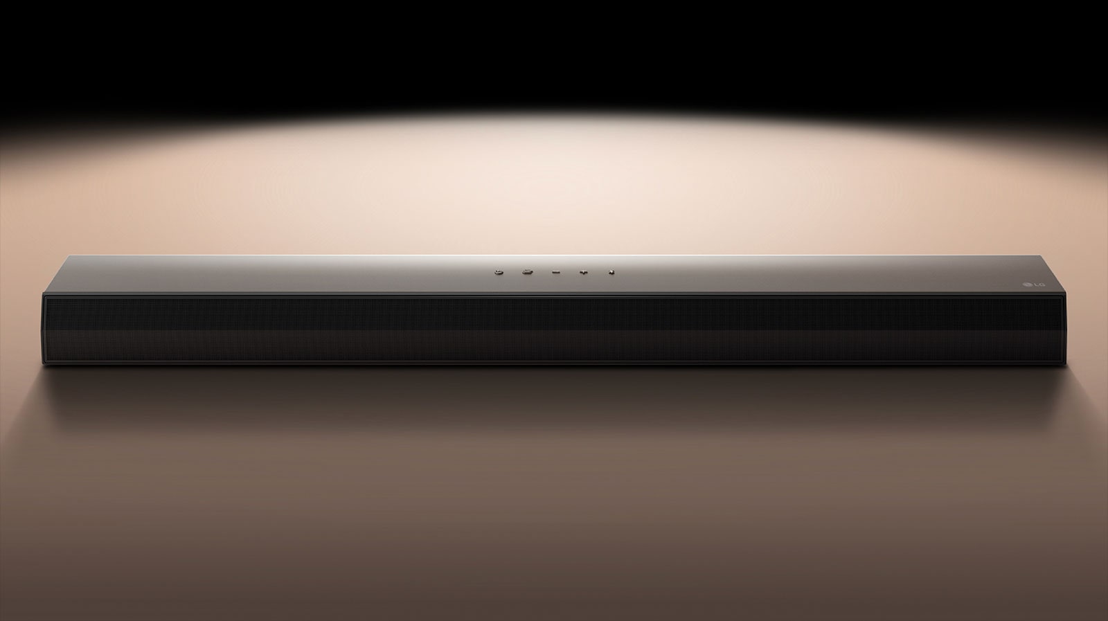 LG S60TR soundbar, wireless subwoofer, and rear speakers on a dark backdrop.