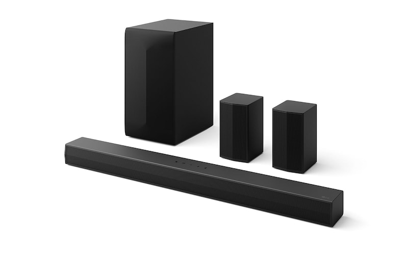 LG S60TR 5.1 Channel Home Theater Soundbar with Surround Sound and Rear Speakers thumbnail 3