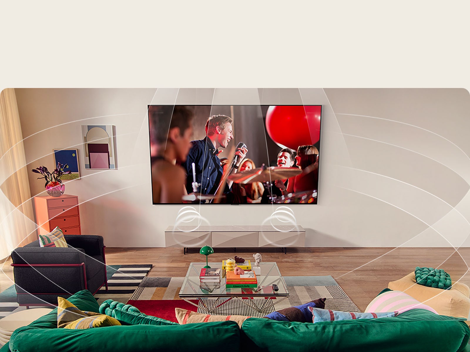 All-encompassing surround sound with virtual 9.1.2 channels