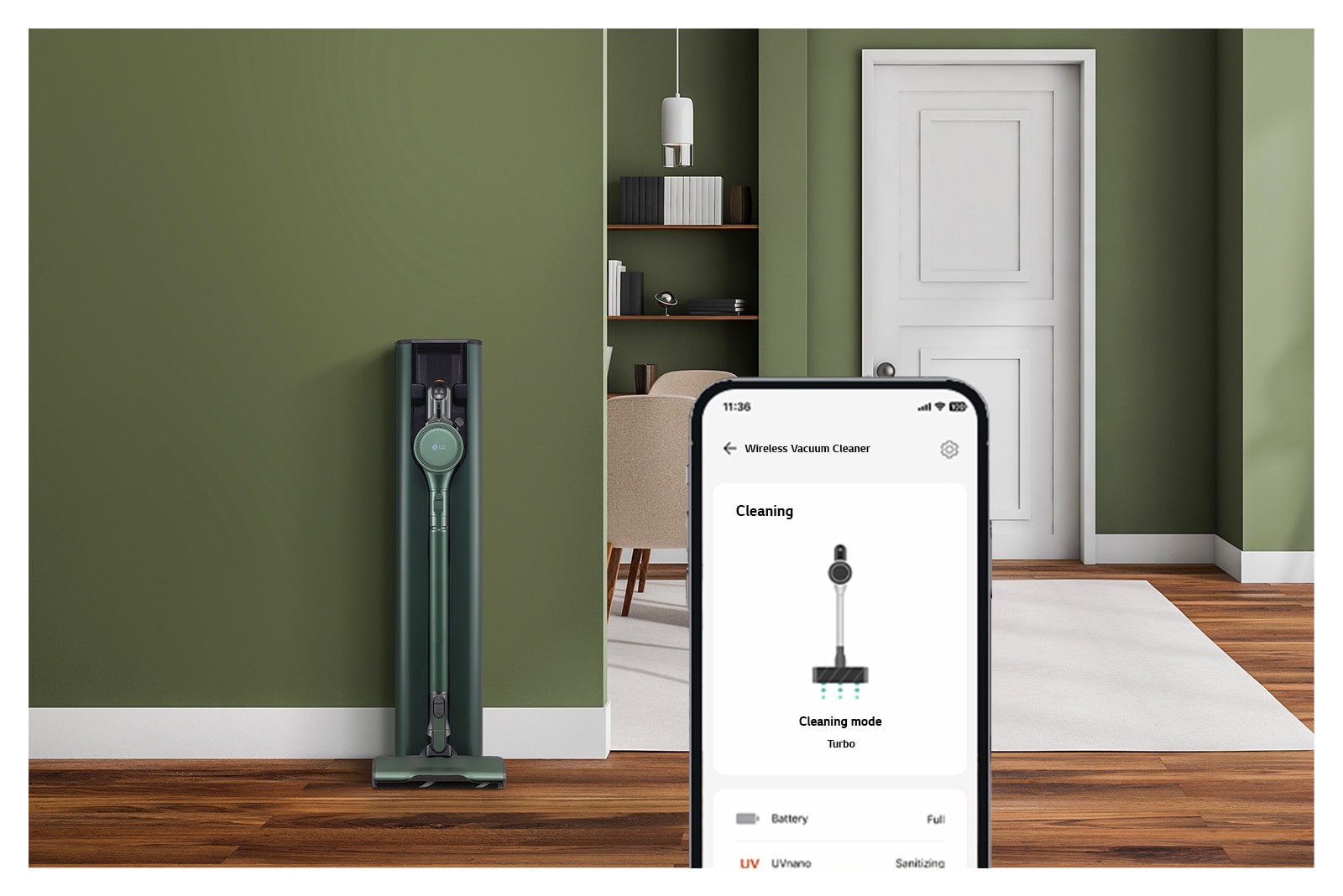 Manage your devices from the LG ThinQ™ app