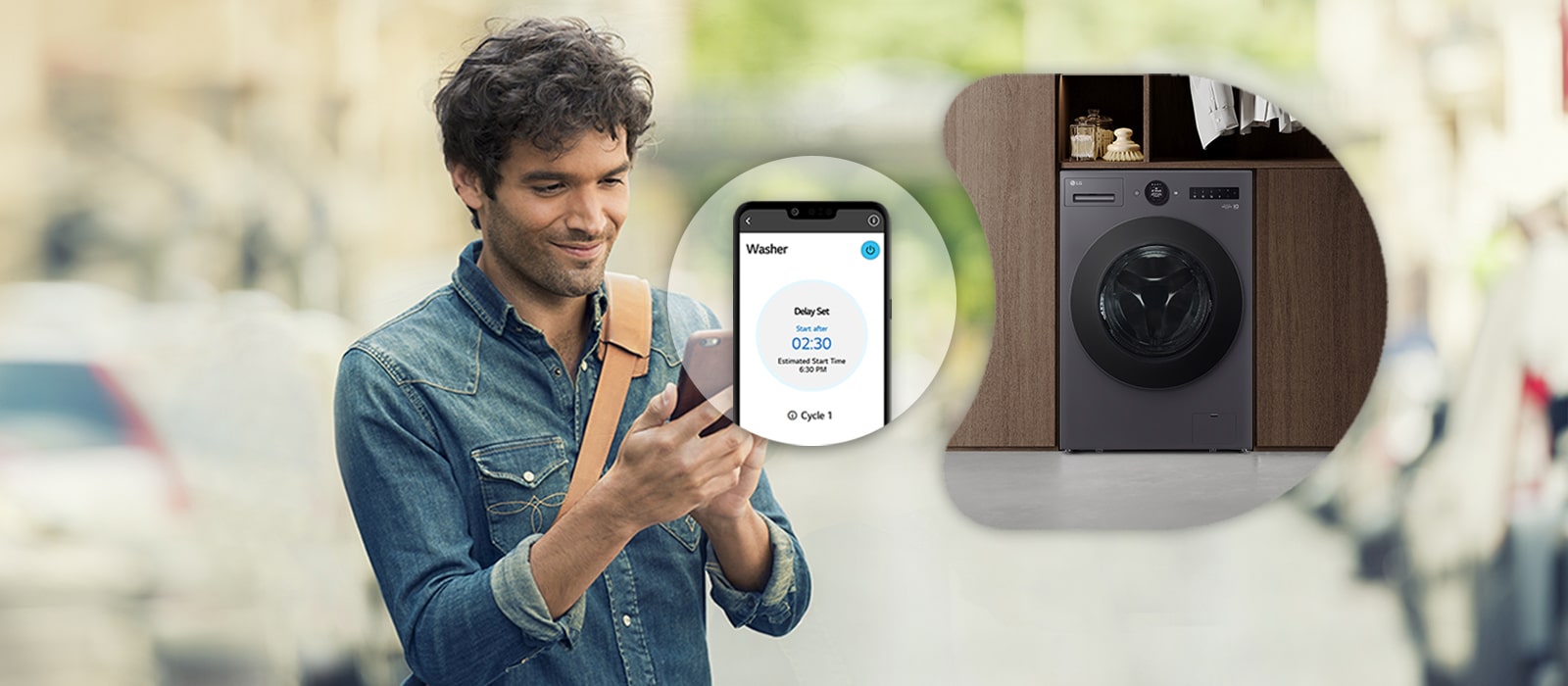 Link your washing machine and smartphone