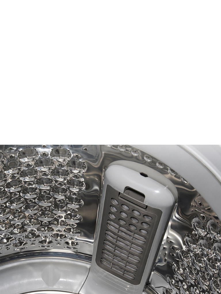 A Larger Lint Filter Keeps the Tub and Your Clothes Cleaner